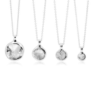 Pet Nose Print Necklace In Sterling Silver, 2 of 11