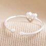 Adjustable Crystal Heart Ring, thumbnail 6 of 8