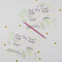 Tropical Palm Hen Party Advice Cards, thumbnail 2 of 2
