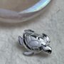 Sterling Silver Turtle Necklace, Sealife Jewellery, thumbnail 11 of 12