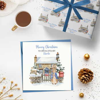 Peter Rabbit Christmas Cottage Card, 2 of 3
