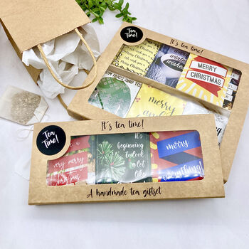 Christmas Tea Gift Set | Christmas Tea Hamper | Christmas Tokens | Stocking Fillers | Secret Santa, 10 of 11