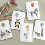 Have A Super Day! Zebra Number Birthday Card, thumbnail 5 of 5