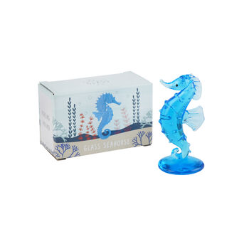 Artisan Glass Seahorse In Gift Box | Collectable | Glass Animal | Home Decor, 2 of 5