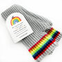 Multicoloured Rainbow Gloves Or Hat, thumbnail 2 of 4