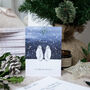 Pack Of Six Luxury Penguin Christmas Cards, thumbnail 3 of 5