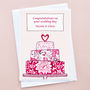 'Wedding Cake' Personalised Wedding Card, thumbnail 2 of 2