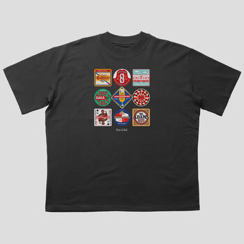 Arsenal Beer Mats Oversized T Shirt, 7 of 10
