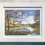 Cotehele Autumn River View Art Print, thumbnail 1 of 2