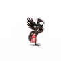 Liver Bird Small Metal Sculpture, thumbnail 2 of 7