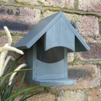 Small Bird Seed Feeder, Can Be Personalised, 4 of 5