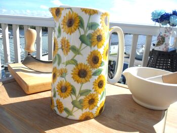 Large Jug In Sunflower Design, 9 of 9