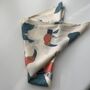 Silk Feel Scarf With Parrot Design, thumbnail 3 of 4