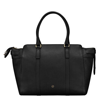 Women's Quality Leather Large Business Tote 'Cento', 3 of 9