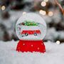 Christmas Camper Van Snow Globe, thumbnail 2 of 2
