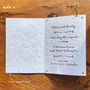 Handwritten Plantable Concertina Wedding Invitations, thumbnail 6 of 10