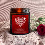Happy Valentine’s Day Gift Personalised Candle, thumbnail 1 of 3