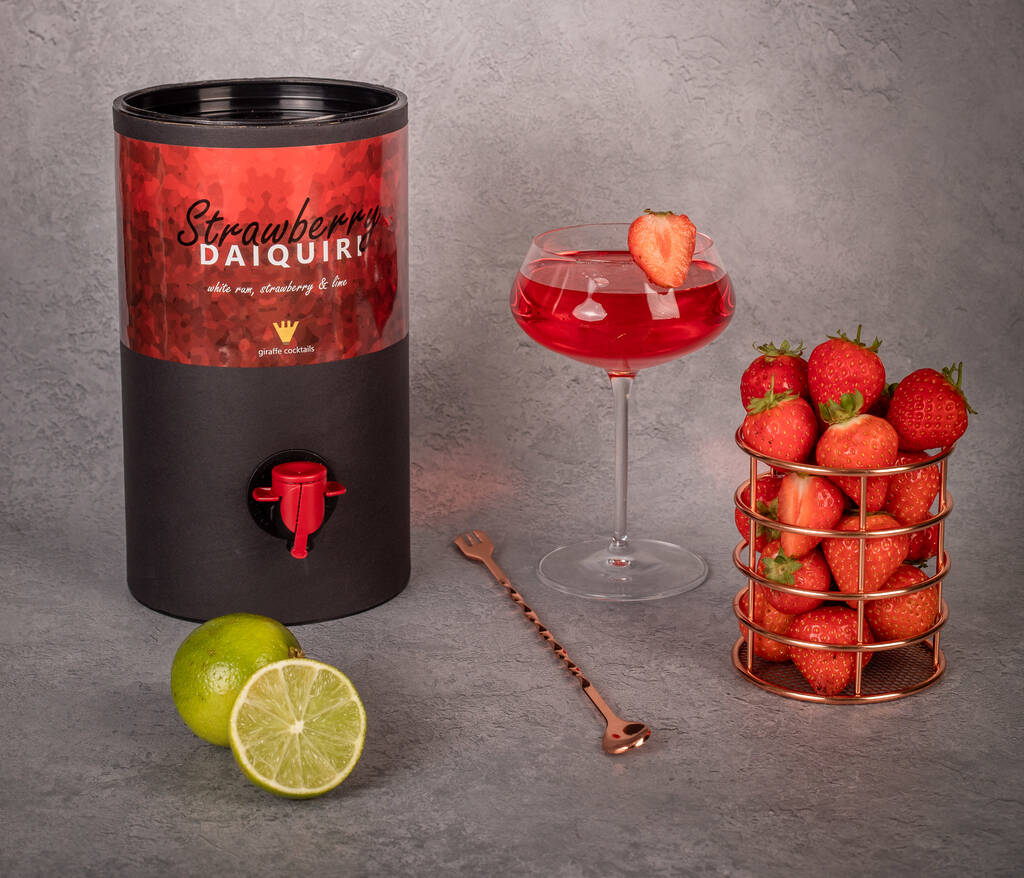 Strawberry Daiquiri Premium Cocktail Gift, 1 of 4