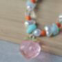 Handcrafted Gemstone Necklaces With 3D Pendants, thumbnail 3 of 6