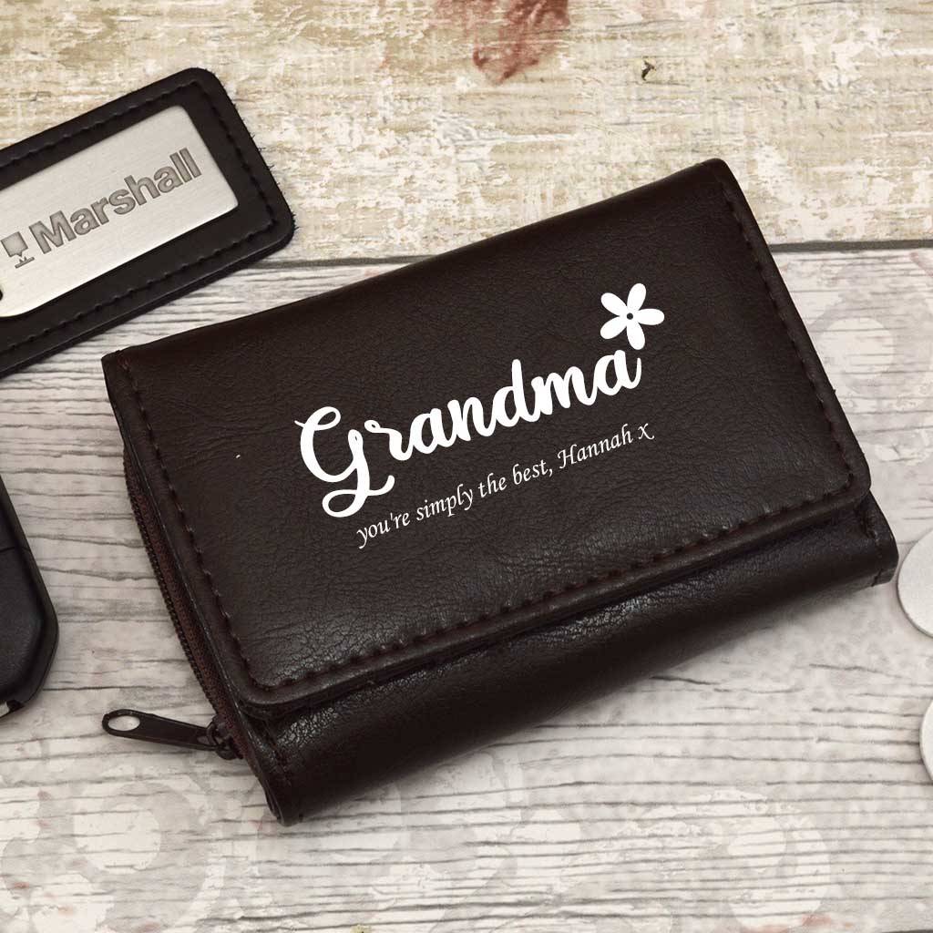 Personalised Ladies Purse For Mum By