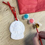 Christmas Eve Ceramic Bauble Craft Kit, thumbnail 9 of 10