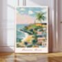 Pureto Rica Coastal Travel Art Print, thumbnail 1 of 5