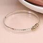 Sterling Silver Milestone Celebration Bangle, thumbnail 2 of 7