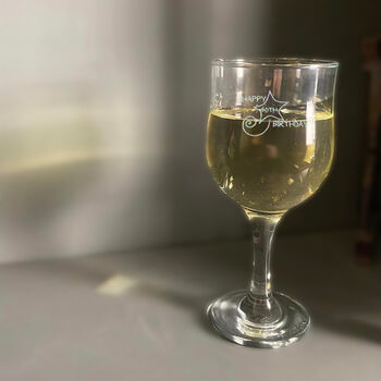 50th Birthday Gift Wine Glass, 7 of 7