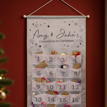 Personalised Family Christmas Advent Calendar, 3 of 6