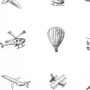 Children’s Personalised Flying Machines Art Print, thumbnail 8 of 12