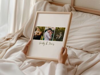 Personalised Daddy And Me Photo Print, 5 of 7