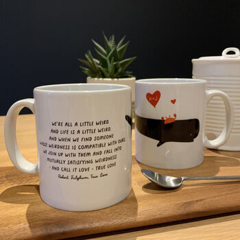 Weird Love, Personalised Valentine's Day Mug, 3 of 5