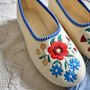 Cream Wool Ballerina Slippers, thumbnail 5 of 8