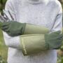 Personalised Leather Garden Gloves, thumbnail 1 of 3