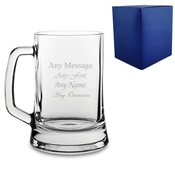 Personalised Birthday Engraved Beer Tankard, 2 of 6