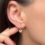 Heart Earrings Valentines Day Gift, thumbnail 1 of 7
