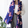 Personalised Orchids Gold Print Scarf, thumbnail 6 of 12