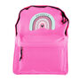 Kids Rainbow Pink Backpack Personalised, thumbnail 5 of 5