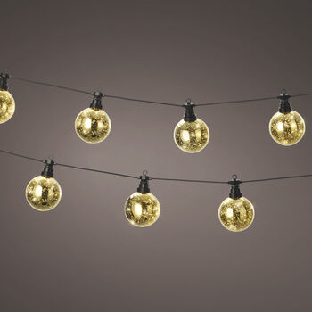 LED Gold Indoor Outdoor Festoon Lights, 5 of 5