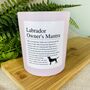 Fun Personalised Labrador Owner's Affirmation Candle, thumbnail 3 of 11