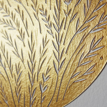 'Harvest Moon' Handmade Papercut Artwork, 5 of 5