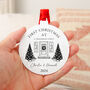 Personalised First Christmas Home Bauble Decoration, thumbnail 3 of 8