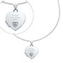 Personalised Child’s Silver Cz Heart Locket Necklace, thumbnail 3 of 8