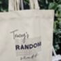 Custom Name Tote Bag Name Shopping Bag, thumbnail 2 of 2