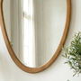 Wooden Organic Pebble Wall Mirror, thumbnail 2 of 2