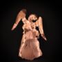 Copper Cello Playing Angel Tree Topper, thumbnail 3 of 6