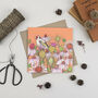 'Goldfinch And Coneflowers' Greeting Card, thumbnail 2 of 2