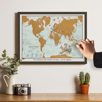 Personalised Scratch The World® Travel Edition Map, 5 of 11