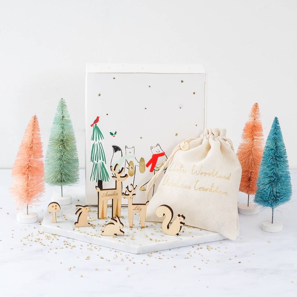 Personalised Woodland Advent Calendar By Bloom Boutique