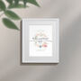 Personalised Anniversary “The Day We Tied The Knot” Framed Print, thumbnail 8 of 10